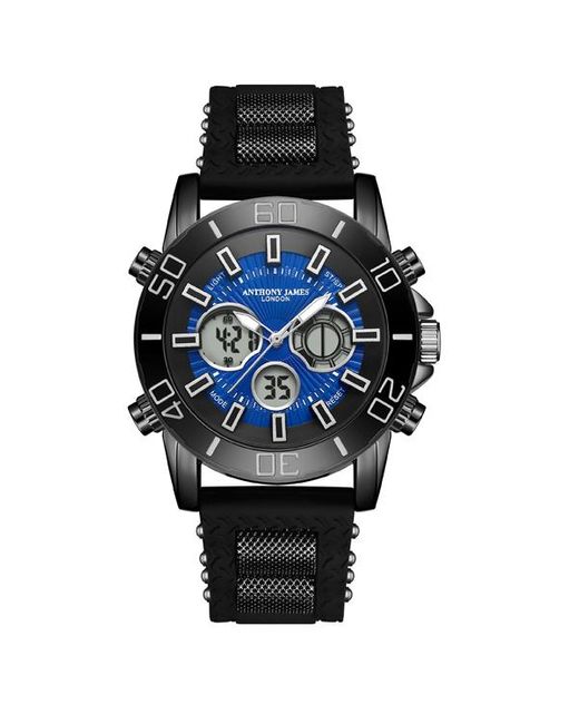 Anthony James Black Hand Assembled Limited Edition Speedster Rubber for men