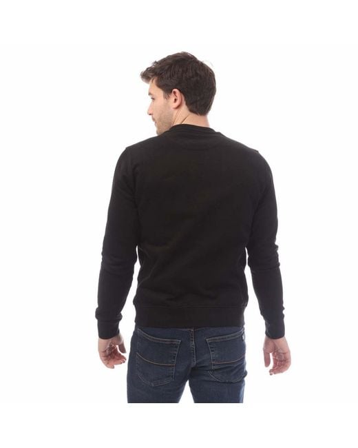 Belstaff Black Crewneck Sweatshirt for men