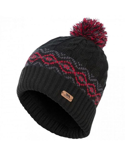 Trespass Black Andrews Hat for men