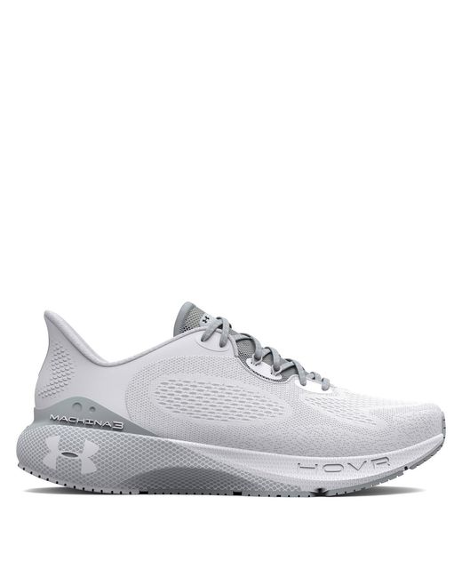 Under Armour White Hovr Machina 3 Running Shoes for men