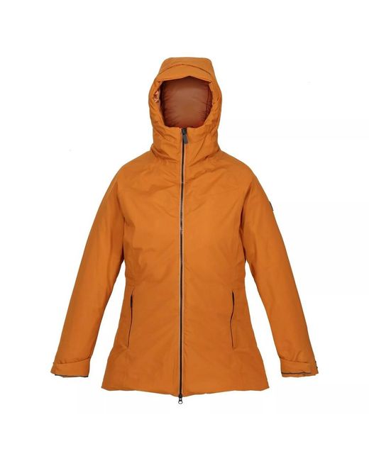 Regatta Orange Ladies Sanda Ii Waterproof Jacket (Copper Almond)