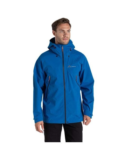 Craghoppers Blue Maris Waterproof Breathable Jacket for men