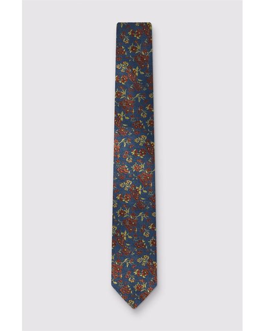 Antique Rogue White Floral Tie for men