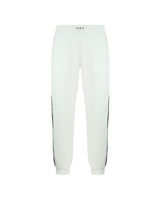 Nicce London White Stretch Waist Fallon Joggers 211 2 04 05 0318 Cotton for men