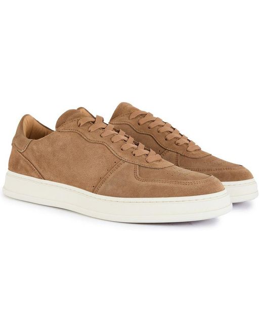 Walk London Brown Nevada Trainers for men