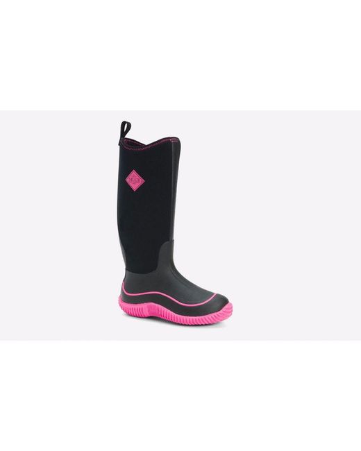 Muck Boot Black Hale Pull On Wellington Boot