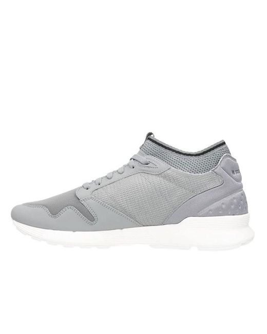 Le Coq Sportif Gray Omicron Triple Reflective Trainers for men