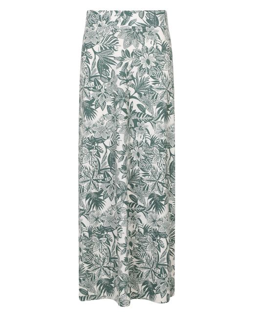 Mountain Warehouse Gray 'Shore' Long Jersey Skirt Breathable Sun Protection Summer Outfit Cotton