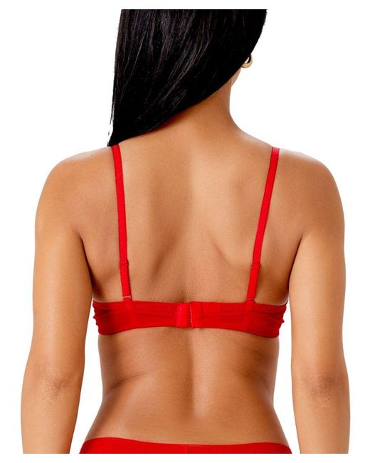 Gossard Red Glossies Sheer Plunge Bra