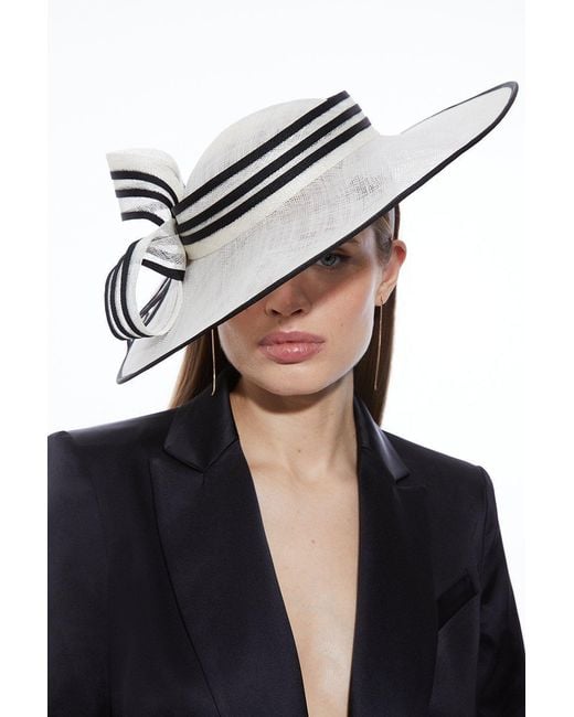 Karen Millen Black Classic Bow Fascinator