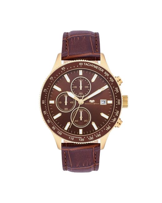 Rhodenwald & Söhne Metallic Stainless Steel Watch 43Mm for men
