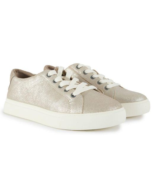 TOMS White Kameron Lace Up Trainers