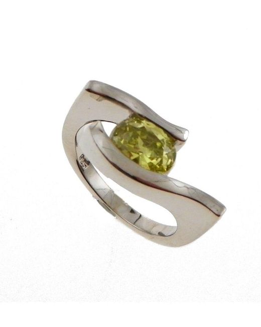 Orphelia Green 925 Sterling Ring
