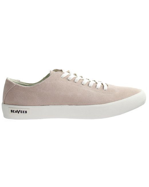 Seavees White Racquet Club Sneaker Rose Quartz Shoes Leather for men