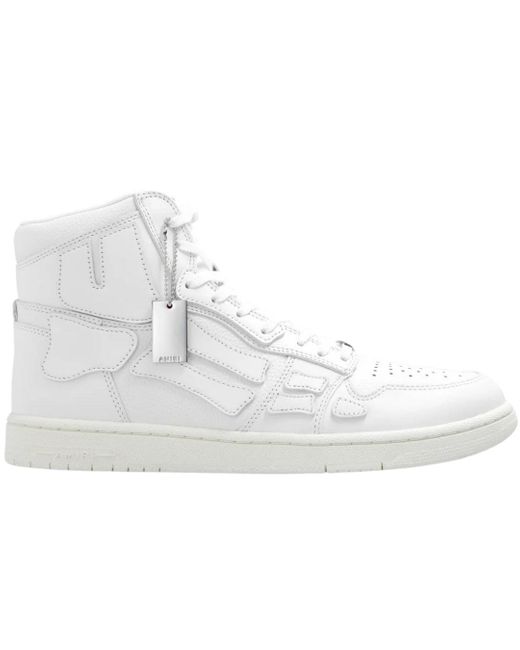 Amiri White Skel Top High Top Sneakers for men