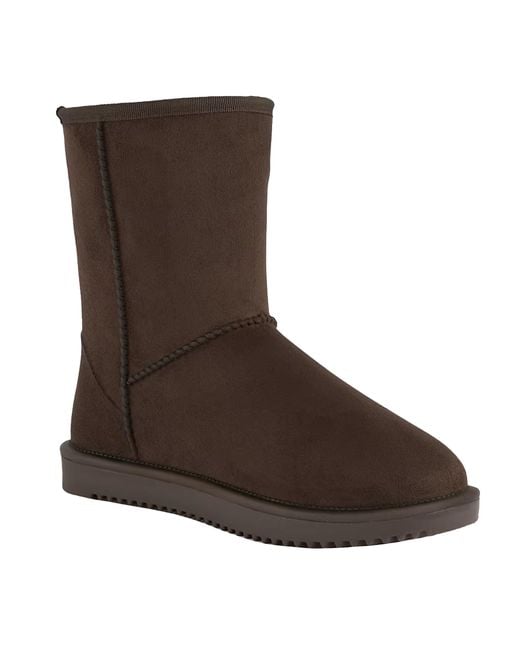 Regatta Brown Ladies Risely Waterproof Faux Fur Lined Winter Boots