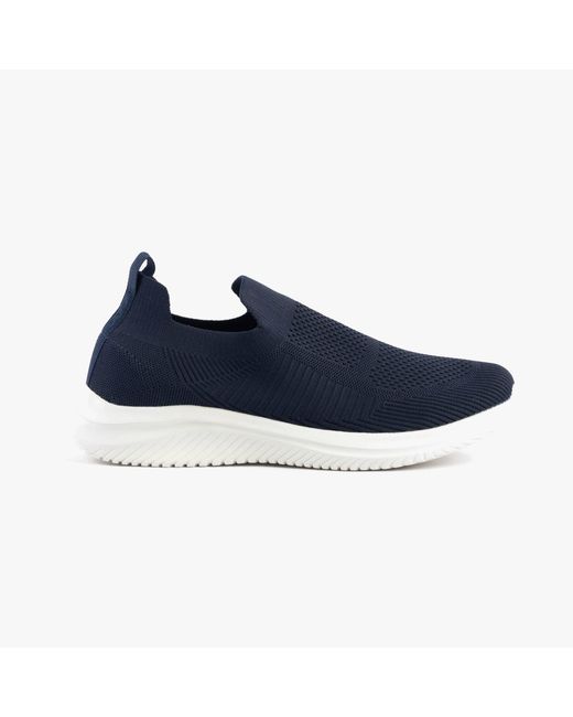 Dr Keller Blue Anika Shoes Textile