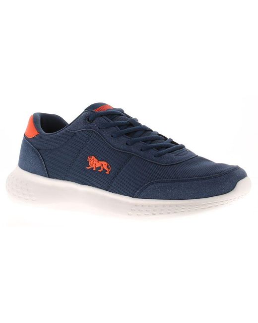 Lonsdale Blue Trainers Kinross Lace Up for men