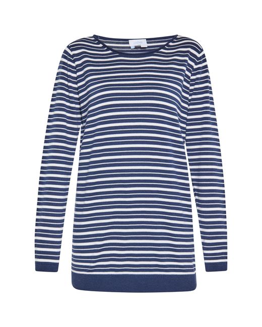 Usha Jumper Marine Wit in het Blue