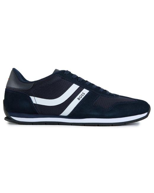 Boss Blue Levon Runn Trainers for men