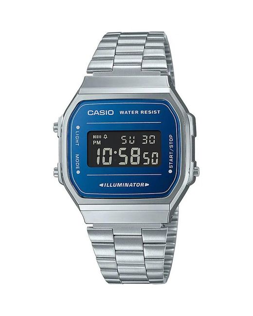 G-Shock Blue Collection Vintage Watch A168Wem-2Bef Stainless Steel (Archived)