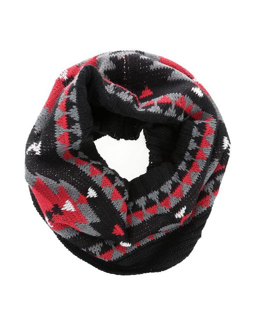 Buff Pink Knitted Collar With Braided Design 10300