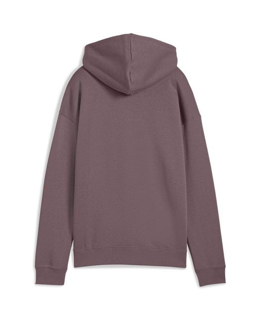 PUMA Purple Class Relaxed Overhead Tech Fleece Hoodie