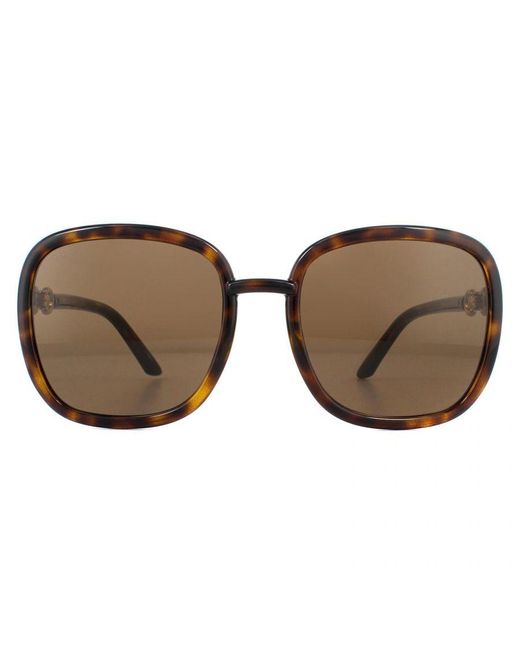 Gucci Brown Sunglasses Gg0893S 002 Dark Havana