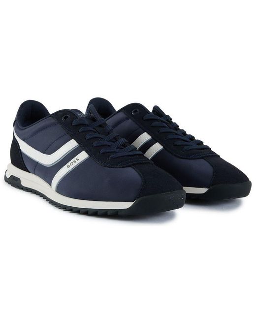 Boss Blue Zayn Low Trainers for men