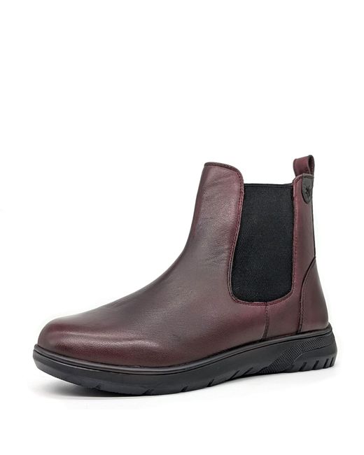 Dr Keller Purple Callie Wide Fit Leather Chelsea Boots