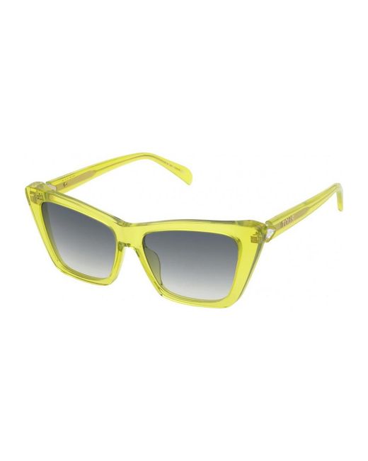 Tous Yellow Stob82S540998 54 Sunglasses