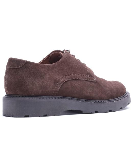 Base London Brown Vector Leather Lace-Up Shoes for men