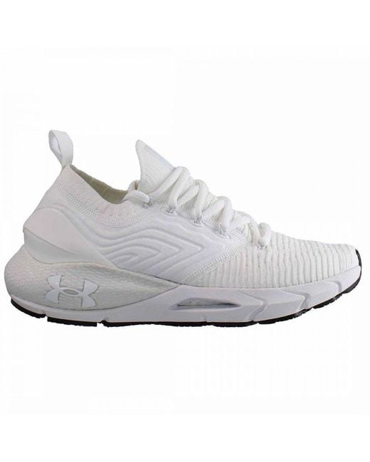 Under Armour Gray Hovr Phantom 2 Inknt White Running Trainers