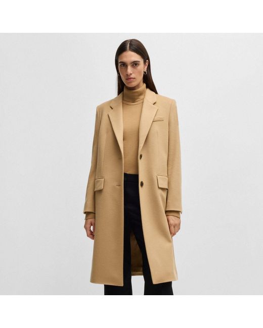 Boss Natural Catara Slim-Fit Coat