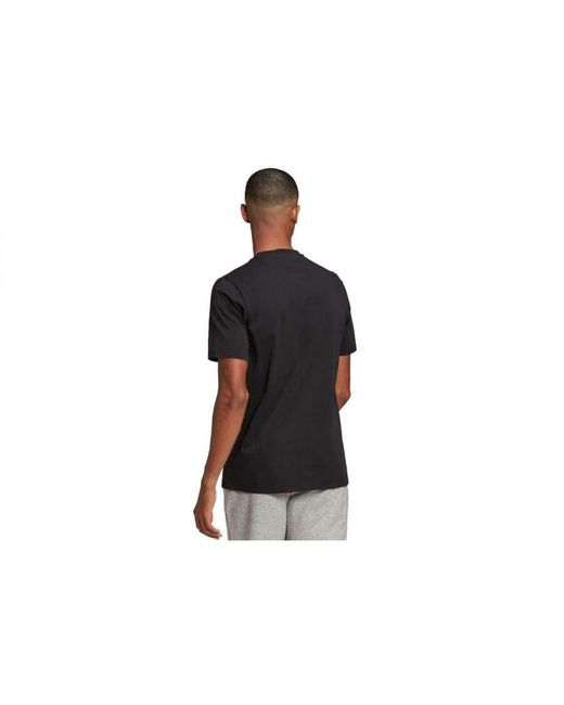 Adidas Black Big Logo Jersey T-Shirt for men