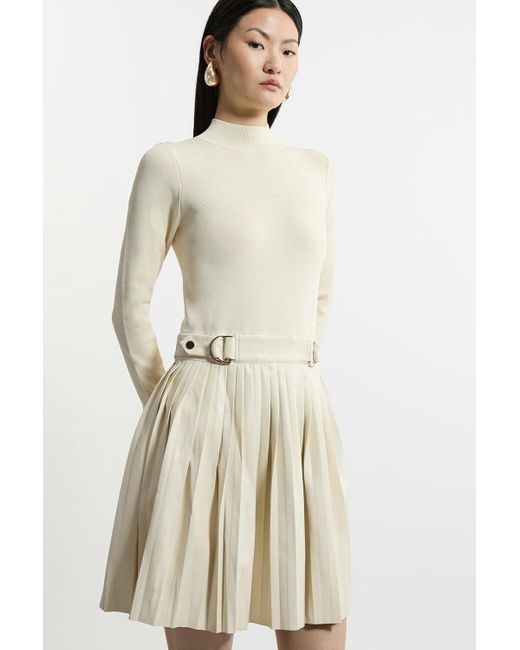 retrofete erica knit dress Retrofête Women's Erica Knit Dress - Metallic Eucalyptus main image 1