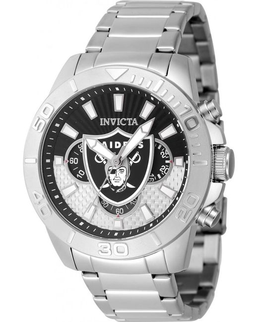 INVICTA WATCH Gray In-47934 Nfl Watch for men