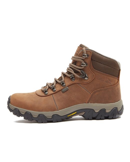 Peter Storm Brown Caldbeck Leather Waterproof Walking & Hiking Boots