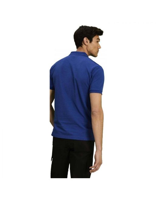 Asquith & Fox Blue Plain Short Sleeve Polo Shirt (Royal) for men