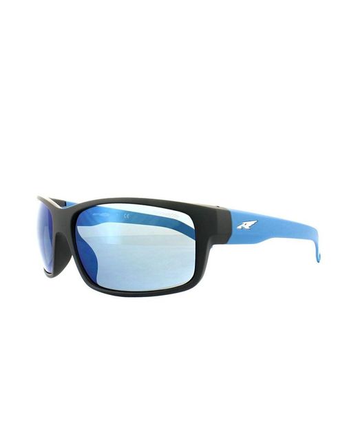Arnette Blue Sunglasses Fastball 4202 226855 Fuzzy Mirror for men