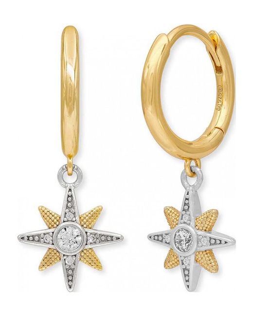 Engelsrufer Metallic Ere-Newstar-Zi-Bi-Cr Ladies New Star Earrings