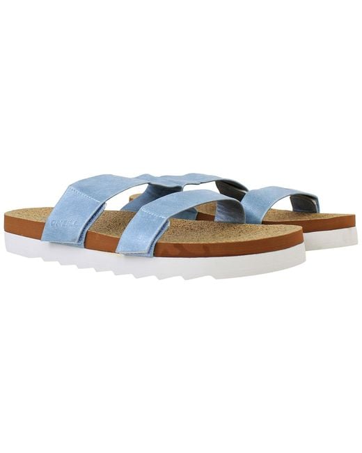 O'neill Sportswear Blue Cork Sliders
