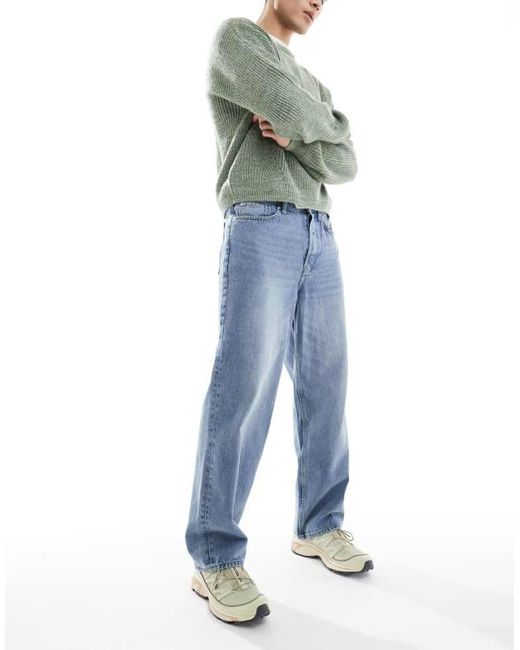 Only & Sons Blue Loose Fit Jeans for men
