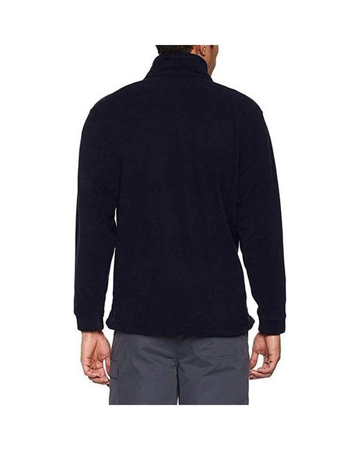Regatta Blue Thor Overhead Half Zip Anti-Pill Fleece Top (170 Gsm) (Dark) for men