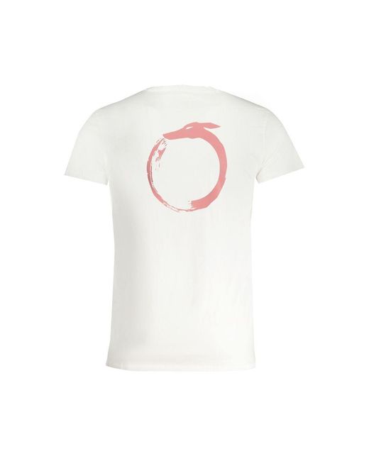 Trussardi White Crew Neck Tshirt for men