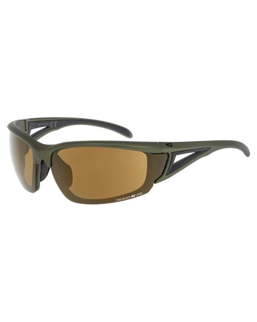 G.O.D Eyewear Green Lynx Uv400 Sport Sunglasses With Mirror Anti-Fog Polycarbonate Lens