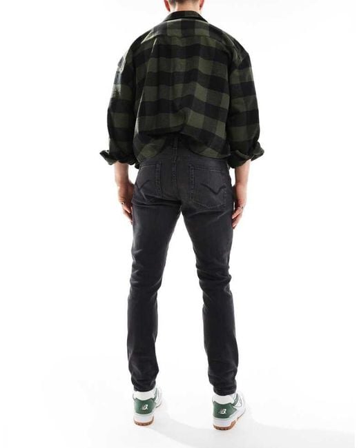Only & Sons Black Slim Jeans for men