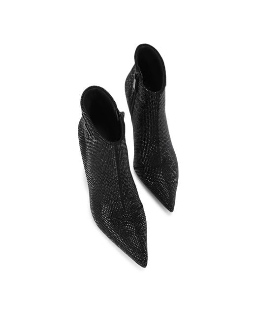 Kurt Geiger Black Stiletto Ankle Boots