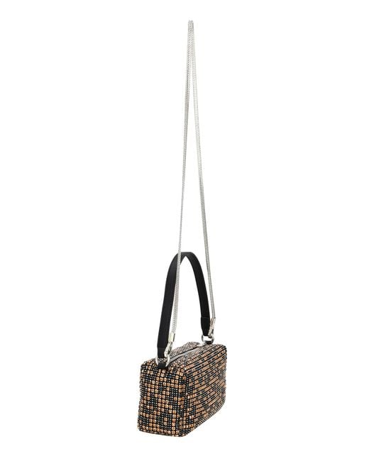 myMo Black Handtasche Damen Leopard