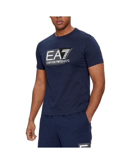 EA7 Blue Armani 3Dpt81 T Shirt for men